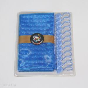 High Quality Blue Dacron Shower <em>Curtain</em>