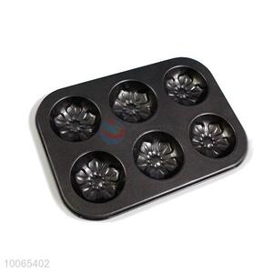 Flower Shaped Round Cast Iron Bakeware Cake Mould