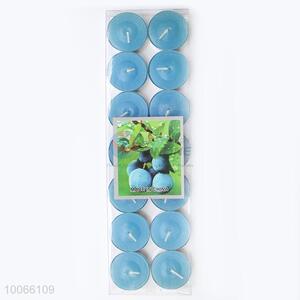 14pcs Small Blue Wax Candles Set