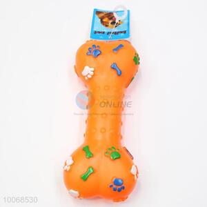 High Quality Orange Bone-shaped Molar Pet Toys