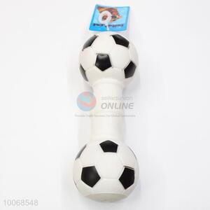 New Arrival Eco-friendly Barbell, Squeaky Chewing Vinyl Pet Toy