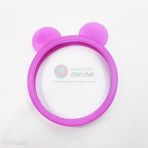 Purple Bear Ear Luminous Phone Case Bumper Border Silicone Bracelet