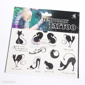 Hot Sale Cat Shaped Temporary Tattoo, Non-toxic Fashion Waterproof Tattoo Sticker