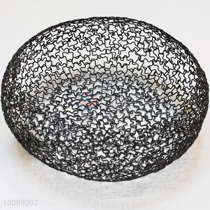 Solid round iron storage plate/basket