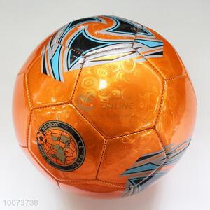 Promotional orange NO.5 machine stitched PU football