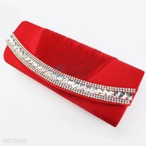 Bright Red Evening Bag Clutch Bag