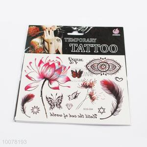 Lotus Design Temporary Art Tattoo