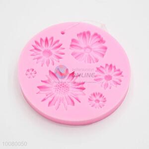 Safety Silicone Material Flowers Shape Cake Mould