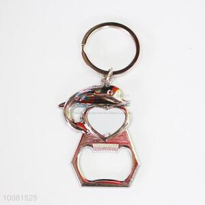 Dolphin Zine Alloy Metal Bottle Opener Key Chain