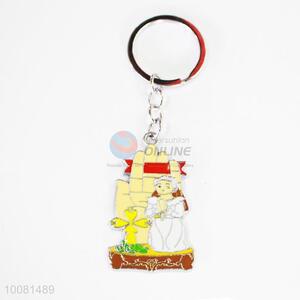 Little Nun Zine Alloy Metal Key Chain/Key Ring