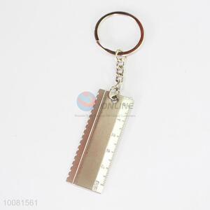 Ruler Zine Alloy Metal Key Chain/Key Ring