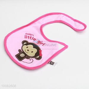 Monkey embroidery baby saliva towel