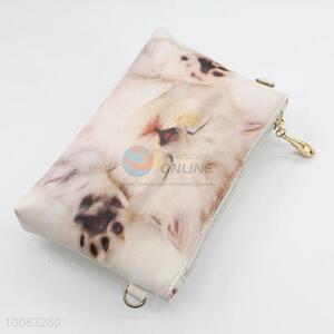 Retro fashion PU leather clutch bag for lady