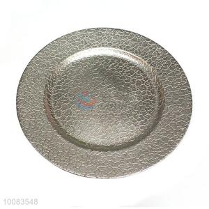 Wholesale cheap silver plastic plates trays for  party