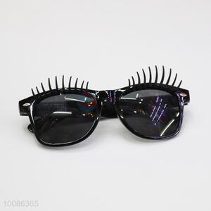 Eyelash decoration border plastic glasses/glasses for party