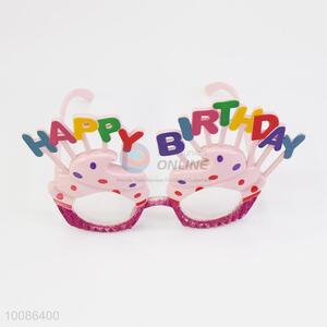 Happy birthday shaped plastic glasses/glasses for party