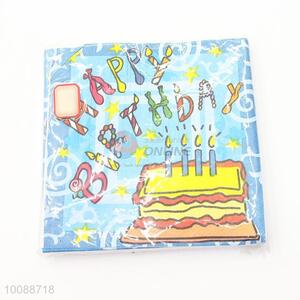 Birthday decorative printed paper napkin & serviettes