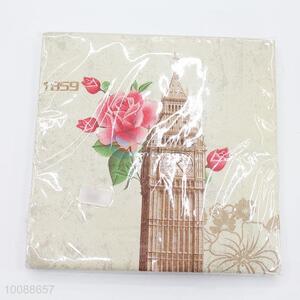 Eco-friendly high quality printed party paper napkins