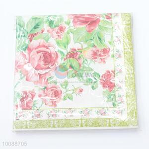 Flower Printed Napkin Wholesale Paper Napkin