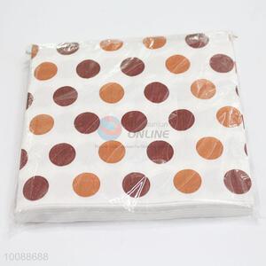 Cute dots printing paper napkin