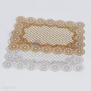 Golden/silver printing pvc placemat table mat