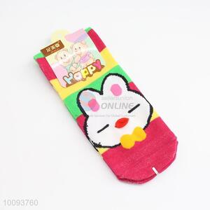 Latest Design Cartoon Tube Socks For Girls