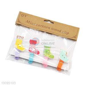 Fashion Creative Wooden Mini Clips Paper Clips