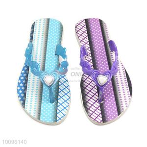 Hot sale cheap slipper lady plastic breathable flip flops