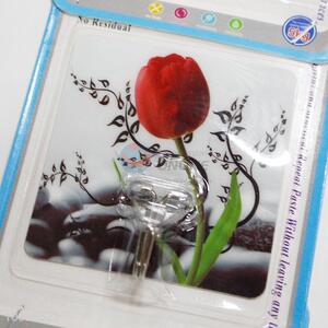 Wholesale Flower Printed Removable Waterproof Magic Plastic Hook