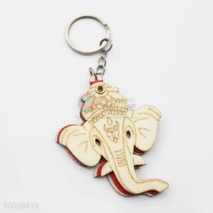 High Quality Elephant Shaped Wooden Key Chain