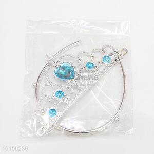 Factory direct blue rhinestone tiara crown and tiaras