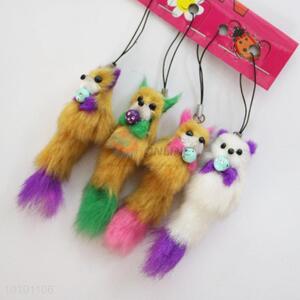 Soft Animal Fur Key Mobile Phone Accessory Wholesale