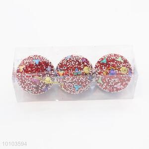 Delicate plastic Christmas baubles/Christmas balls