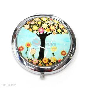 Folding Round Pocket Cosmetic Mirror/Makeup Mirror