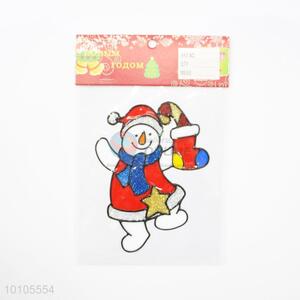 Cute Red Dress Snowman Christmas Decoration