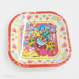 Fashion design printed disposable paper plates and trays