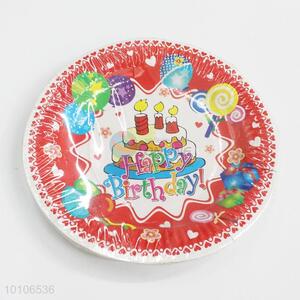 Disposable disposable paper plates cake plates for party use