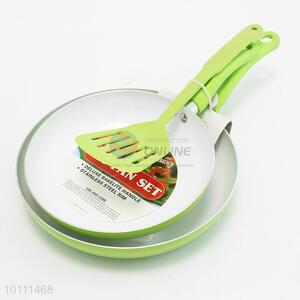 3 Pcs/Set Non-stick Ceramic Frying Pan with Cooking Shovel