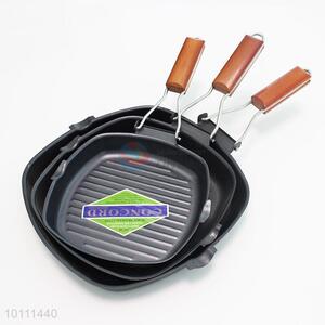 4 Sizes Foldable Non-stick Steak Frying Pan with Handle