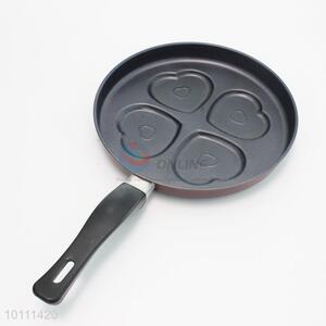 Four Heart Shape Non-sticky Frying Pan with Long Handle