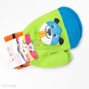 Warm winter acrylic jacquard children gloves