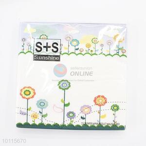 Lovely colorful cute flowers napkin