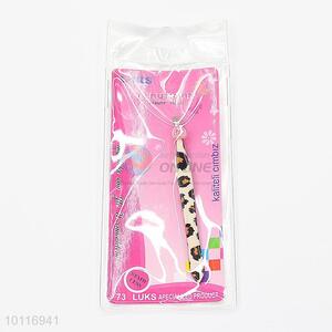 Leopard Print Stainless Steel Make Up Tool Eyebrow Tweezers