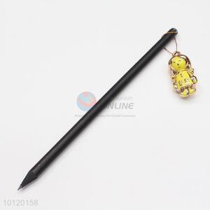 Hot sale HB black wooden <em>pencil</em> with pendant