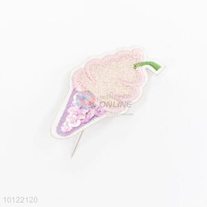 Embroidery ice-cream badge patch for kids clothing