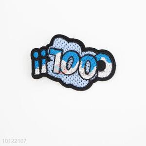 Promotional custom embroidery sew on clothing patches