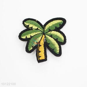 Coconut tree self-adhesive embroidery patche