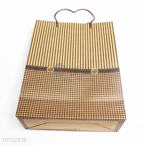 Fashion button decoration gift paper bag