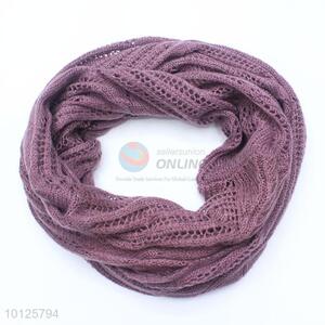 High Quality Dark Pink Winter Warm Scarf for Women