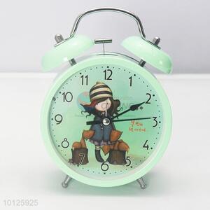 Cartoon design girls desktop alarm clock